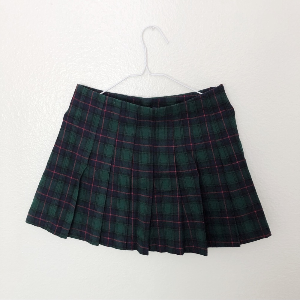🍃Green Checkered Skirt 🍃
